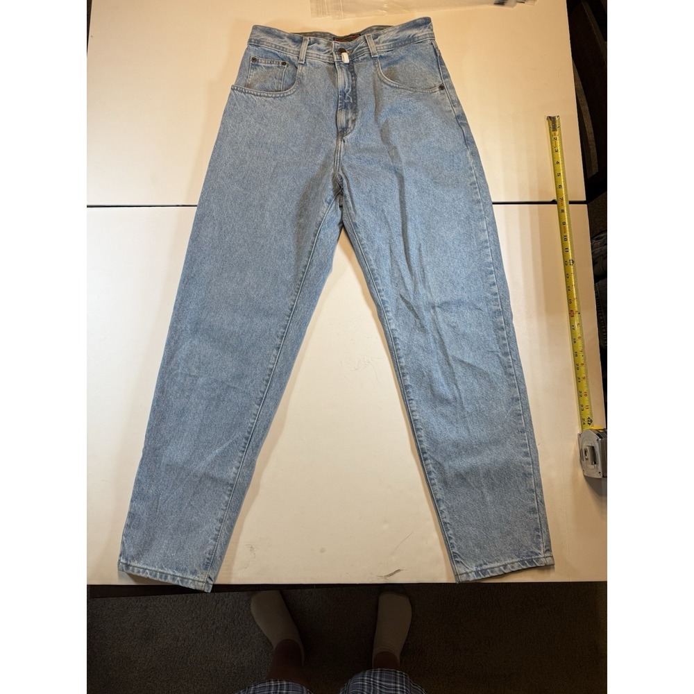 Vintage 90's Structure Jeans Men's 32x32 Made In USA 100% Cotton Light Wash